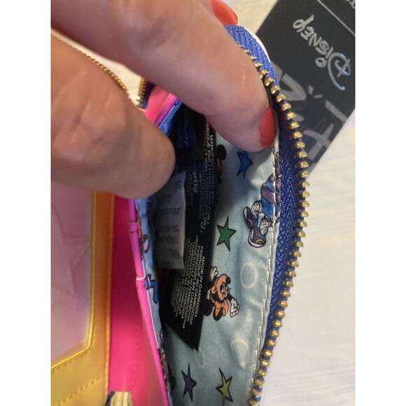 Disney Loungefly Mousercise Minnie Mickey Donald Zip Continental Wallet NWT - Picture 14 of 14